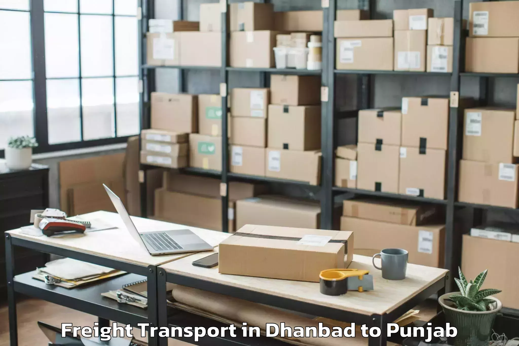 Trusted Dhanbad to Ropar Freight Transport